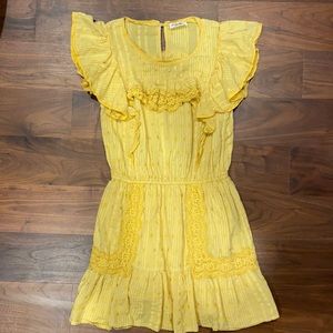 Loveshackfancy Marigold Whitney dress size Small